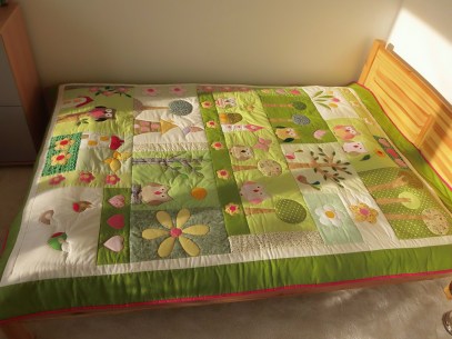 baglyos,ágytakaró, quilt